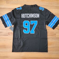 NFL Detroit  Lions football uniform No.97 Aidan Hutchinson jersey 