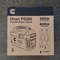 600 Watt Cummins 296Wh Portable Power Station and Solar Generator