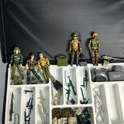 Vintage GI Joe Tiger Force Action Figure Toy Lot 