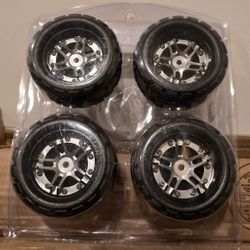 Integy T3528 RC Tires Wheels 1/16