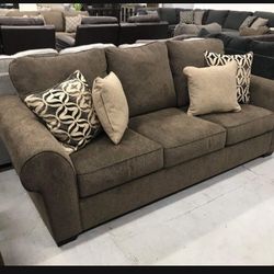 Nesso Walnut Queen Sofa Sleeper 💥 Brand New 💥 Benchcraft 