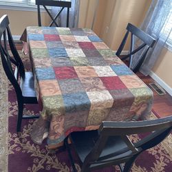 4 Chair Dining Table Set 