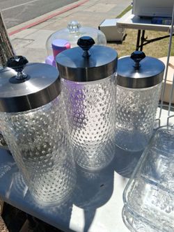 Glass food jars ( beautiful)