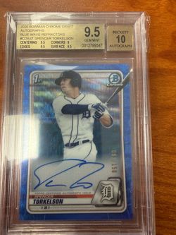 2020 Bowman Chrome Draft Spencer Torkelson Auto BGS 9.5