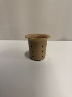 Ceramic Perforated Tea Infuser Cup