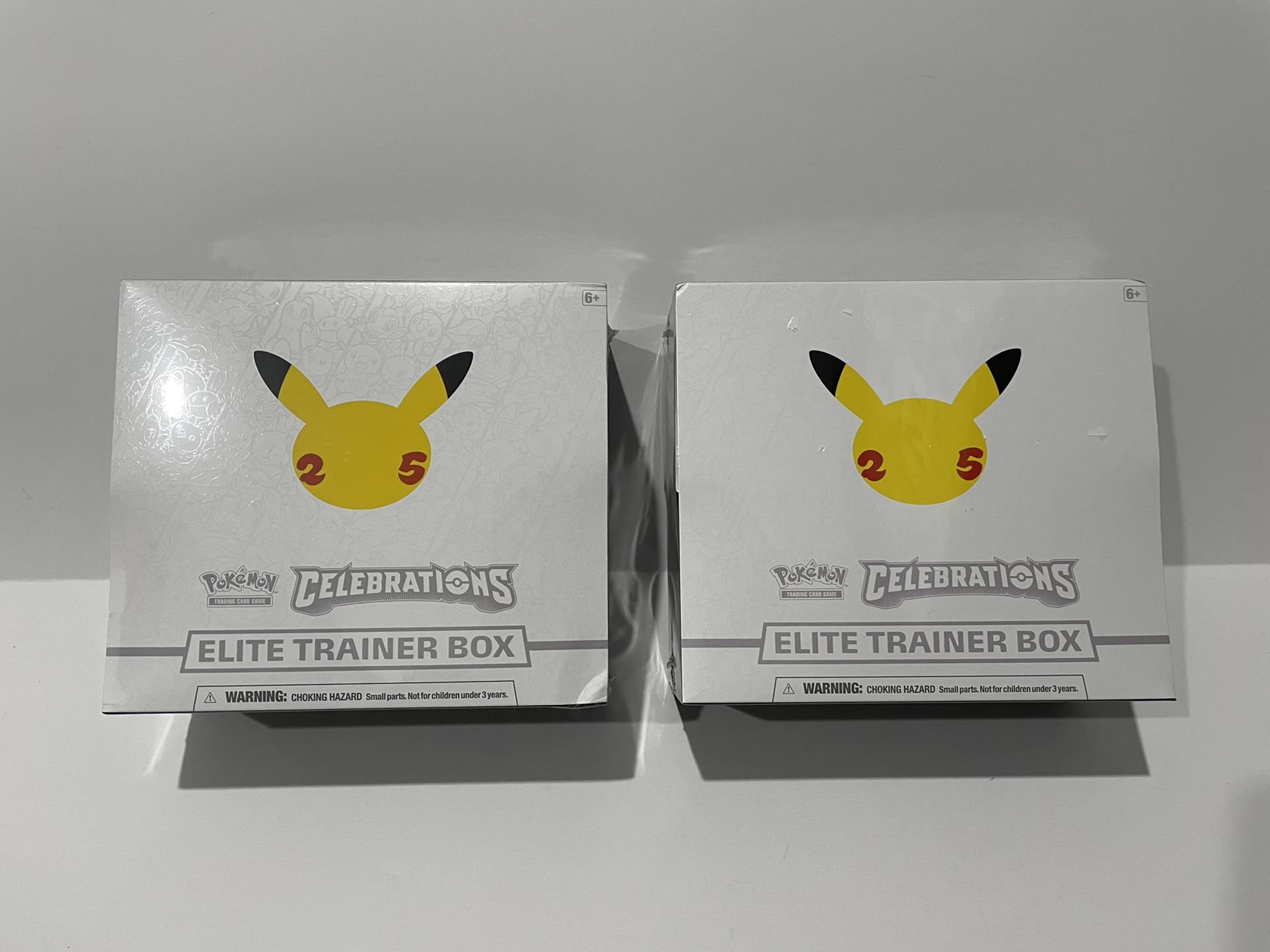 Pokemon TCG: Celebrations Elite Trainer Box - 25th Anniversary ETB Lot x2
