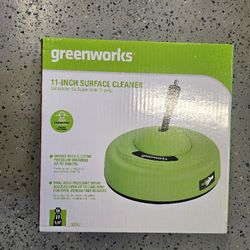 Greenworks 11 Inch Surface Cleaner, BRAND NEW FACTORY SEALED 