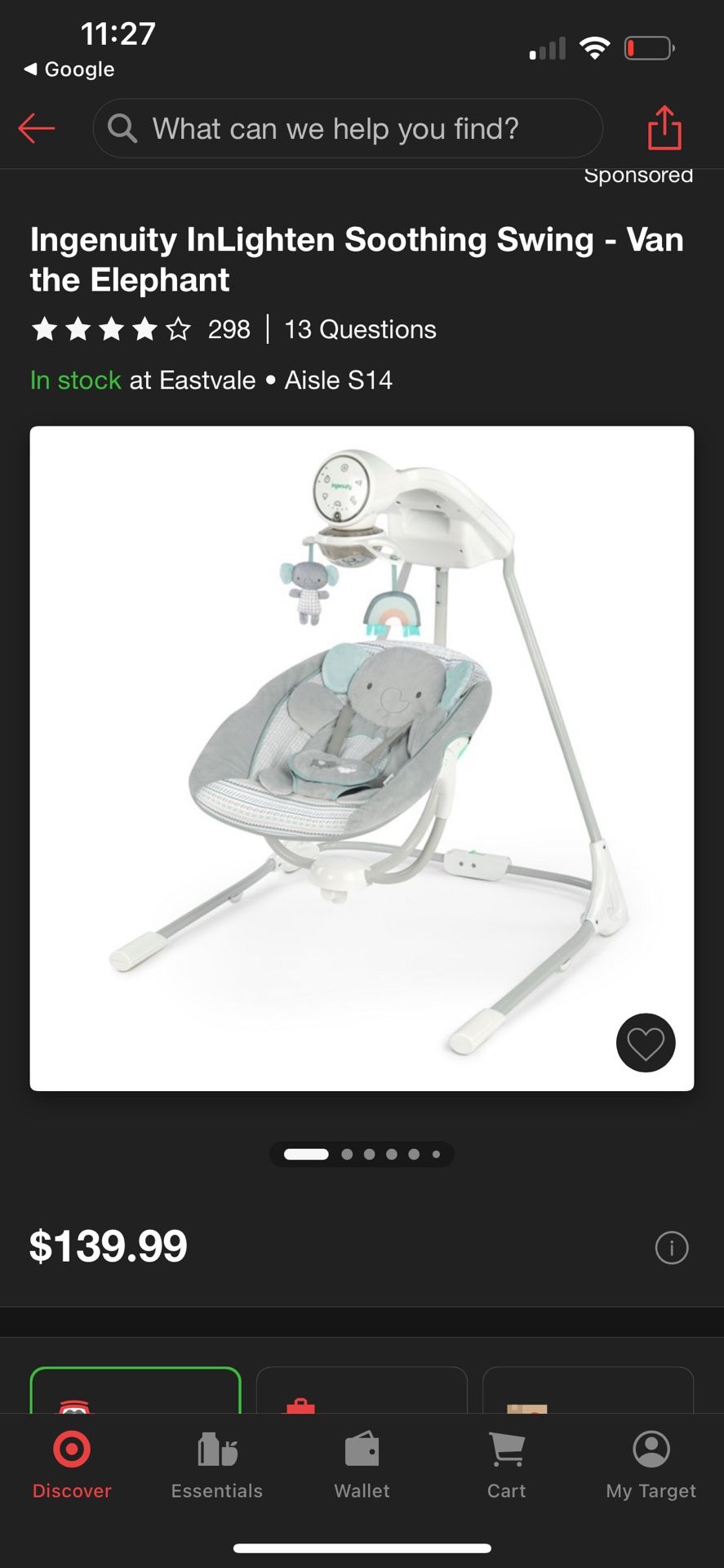 Ingenuity Swing