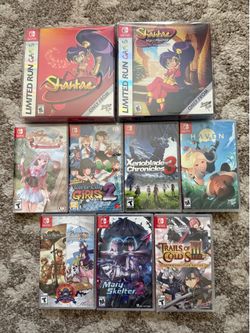 Nintendo switch games 50 each