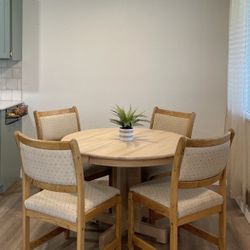Light Oak Dining Table