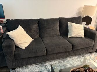 Dark Gray 3-Seat Sofa