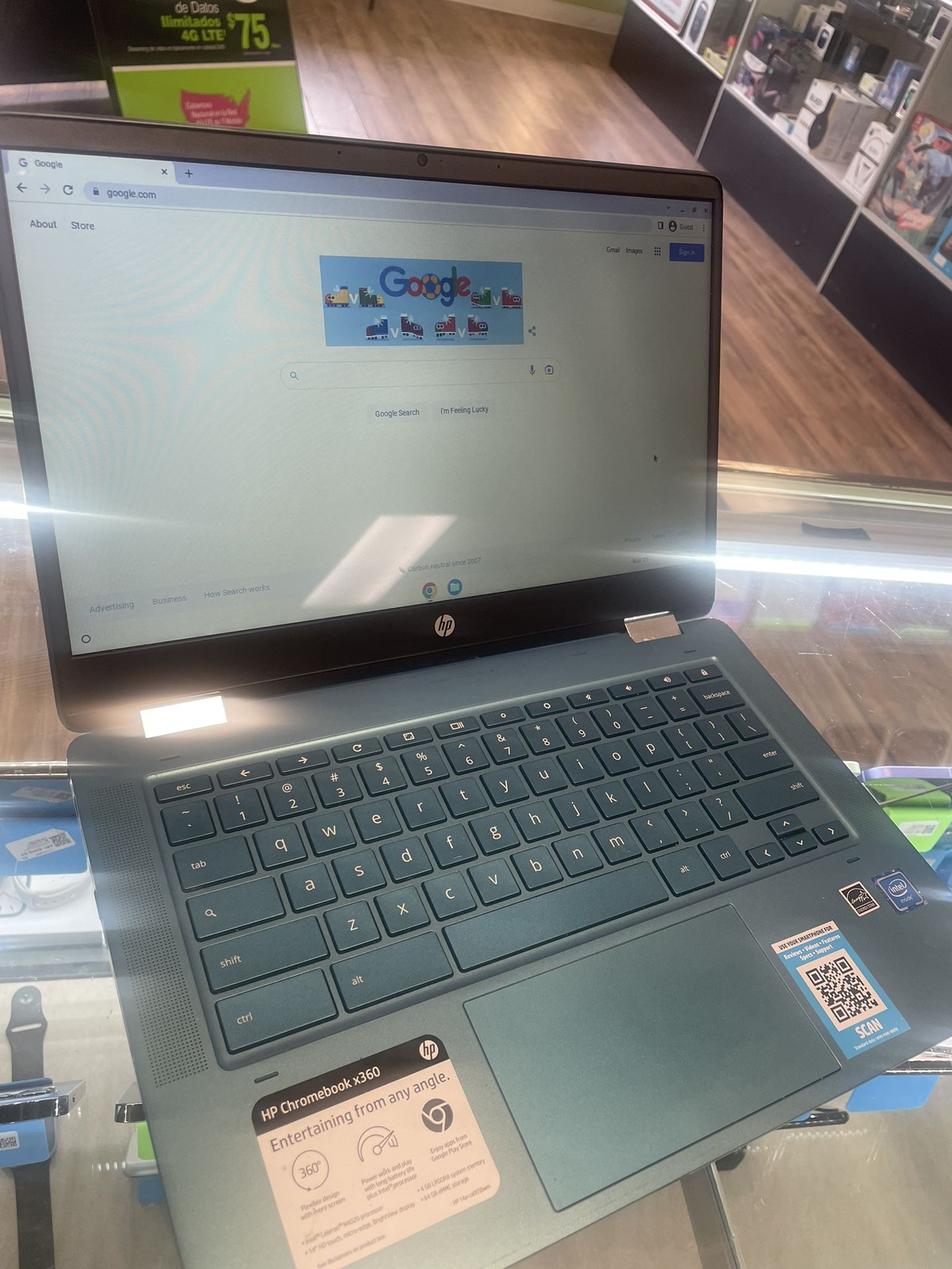 hp chrome book x360