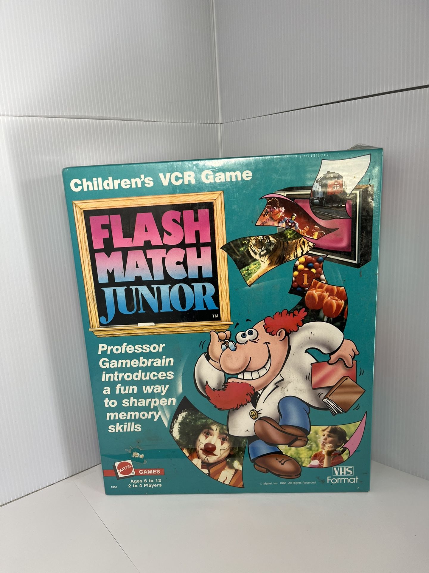 Flash Match Junior Children’s VCR Game Rare 1986 Vintage Game Flawless  NEW