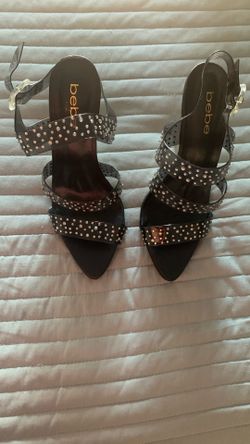 Black Bebe Heels Size 8