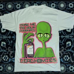 DEAD HOMIES GREEN ALIEN T-SHIRT