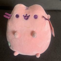 NWT Pusheen 6.5” Pastels Pink, Purple, and Green The Cat Soft Stuffed Animal
