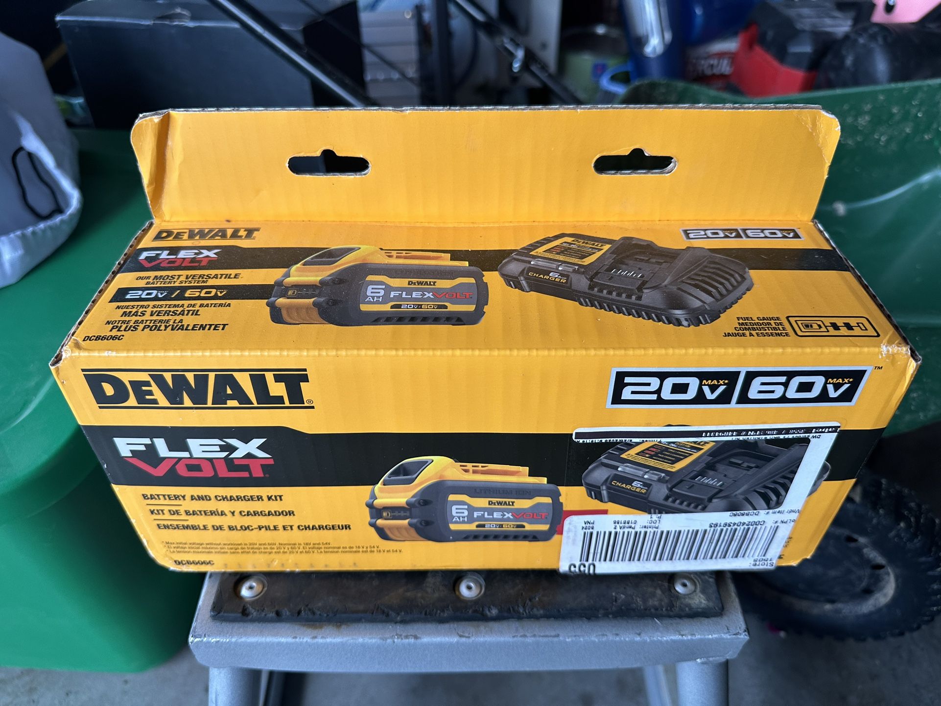 Dewalt 6ah Flex Volt Battery 