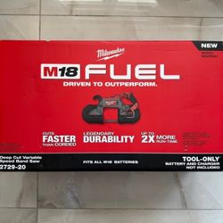 Milwaukee New Band Saw Deep Cut Variable Speeds M18 Fuel 