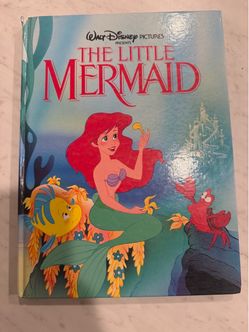 Walt Disney The Little Mermaid and Lion king Hardcover Book