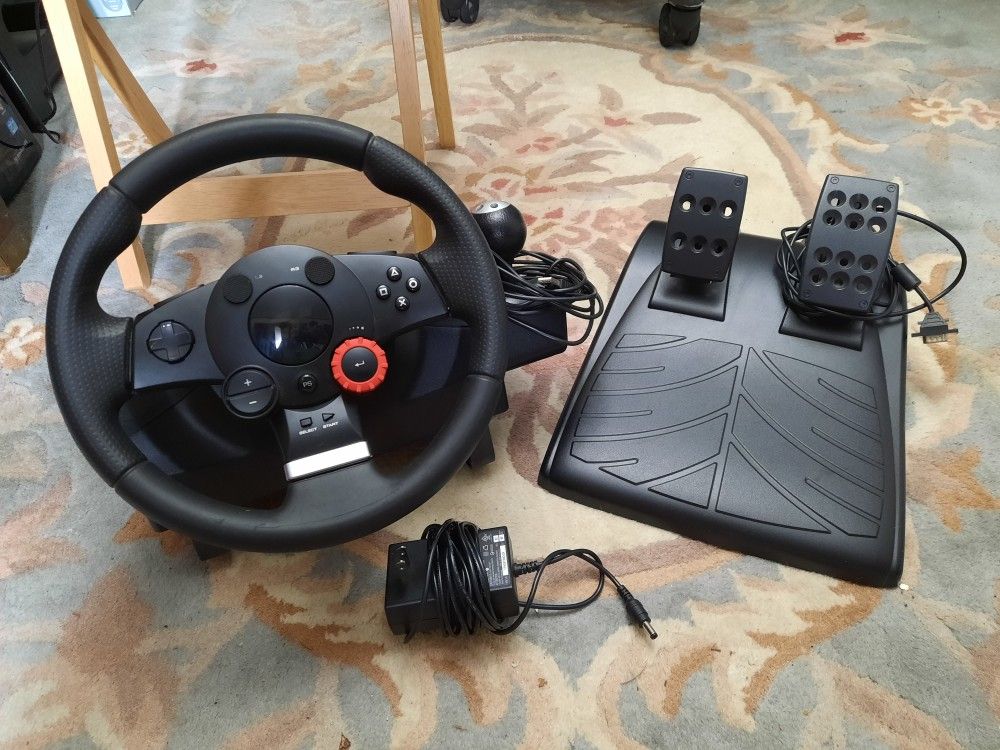 Cash Converters - Logitech Ps3 Driving Force GT Steering Wheel & Pedals  E-X5C19