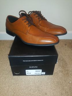 Cognac color dress shoes size 11