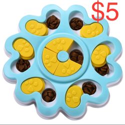 Rhino Dog Treat Puzzle Toy - Interactive Treat Puzzle Games for Mind Training & Memory Stimulation - Challenging Pet's Slow Feeder - Smart Treat