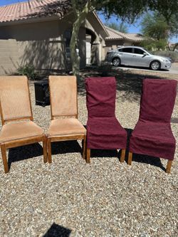 4 Wood Chairs