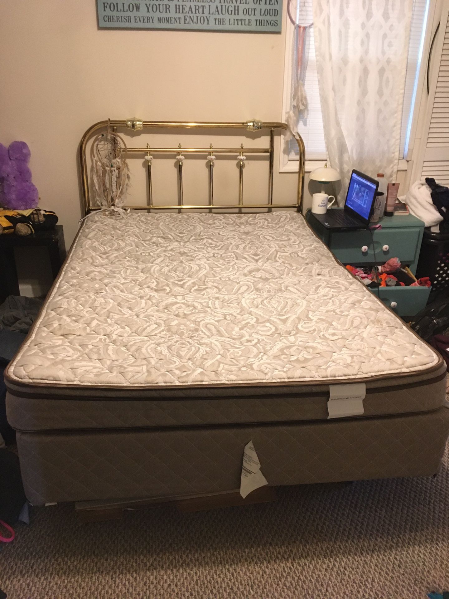 Mattress, Box Spring, Bed Frame, Head board