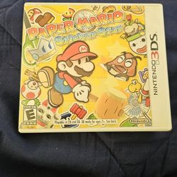 Paper Mario Sticker Star 3ds