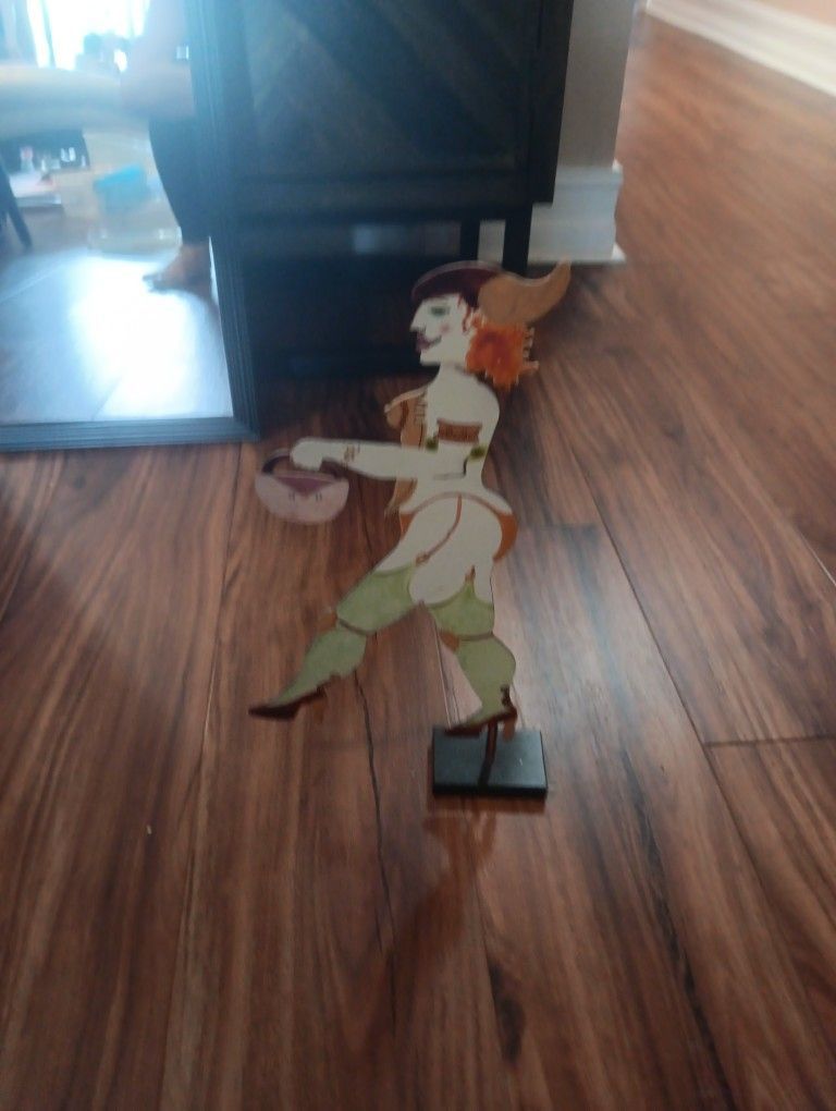 Original Signed Metal Art Statue $60 OBO
