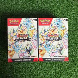 Pokemon Cards Prismatic Evolution Booster Bundle