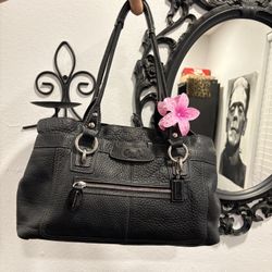 Coach Pebbled Leather Tote Bag
