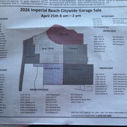 Garage Sale City Of Imperial beach 