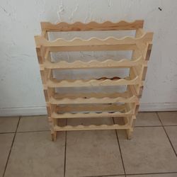 Wooden Wine Rack 