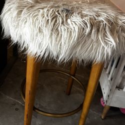 Nice Furry !Chair /stool For Sale !! 