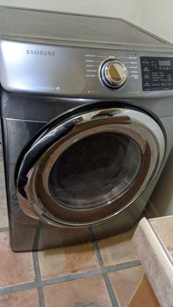 Samsung gas steam dryer.