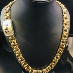 10KT Solid Chino Chain