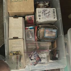 I have a huge collection basketball football baseball 1993 Marvel comic cards racing cards from the 90s