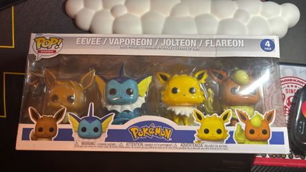 Pokemon Funko pop eevee vaporeon jolteon flareon