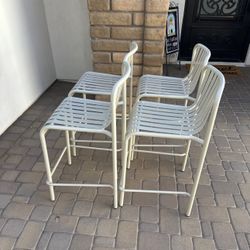 Article Sarek Outdoor Stackable Counter Stools Chairs  ($125 Each)