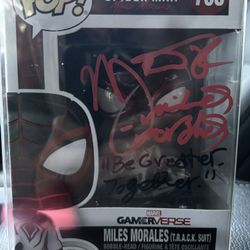 Nadji Jeter Autographed Miles-Morales Pop-Funko