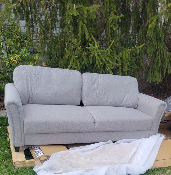 Sofa Couch Gray Brand New 