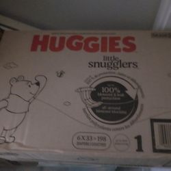 HUGGIES SIZE #1  198 DIAMPERS $40