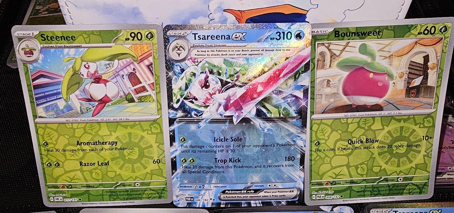 Tsareena EX bundle (pokemon tcg)