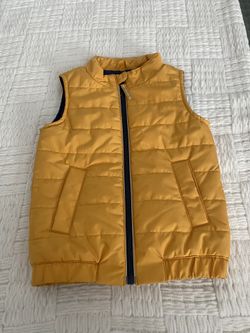 Cat & Jack Mustard Yellow Puffer Vest