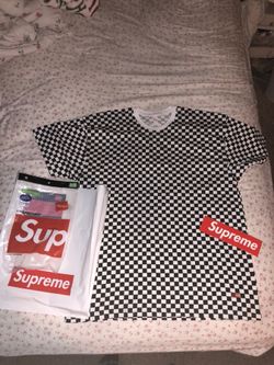 Supreme checker tee “Brand New”