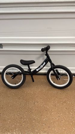 14 inch black balance bike