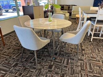 5 PIECE DINING TABLE SET - WE DELIVER 