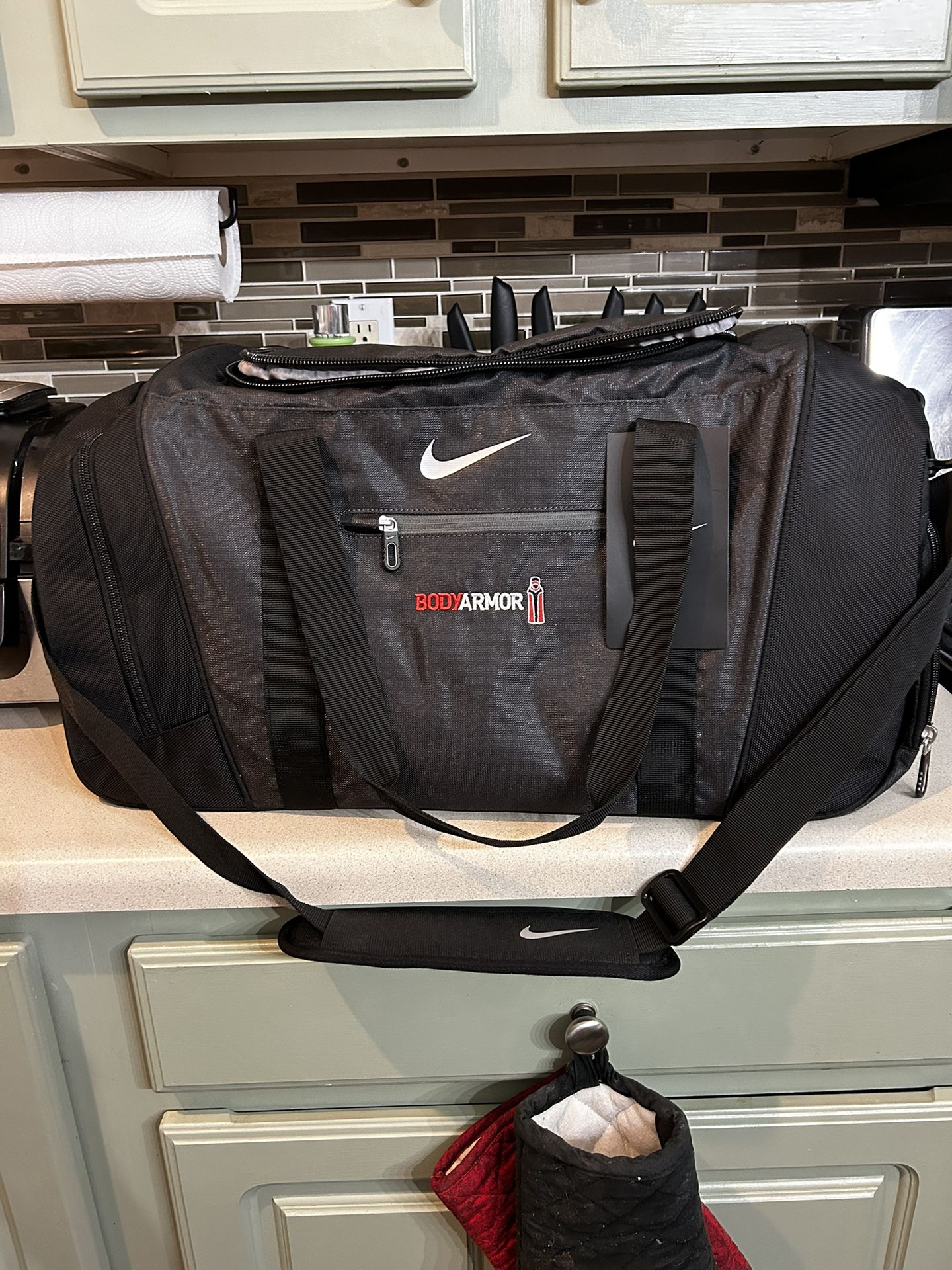 Nike Golf Duffle Bag with Bodyarmor Logo