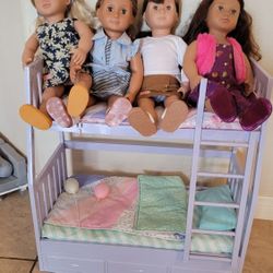 Our Generation Dolls and Accessories - Great Condition 